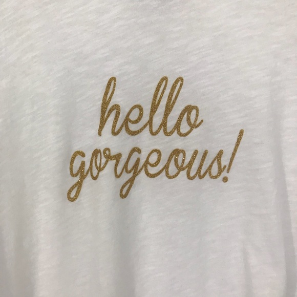 Anthropologie W5 “Hello Gorgeous” Tee - Picture 4 of 6